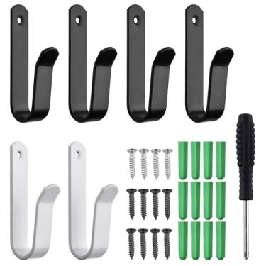 Imagem de SPEEDWOX 6 peças de clipes de montagem de snowboard montagem horizontal de parede de skate com parafusos suporte de exibição de snowboard suporte de parede para armazenamento de snowboard para sala