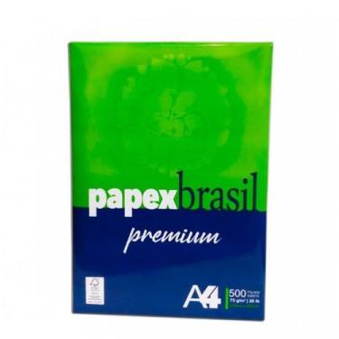 Imagem de Papel A4 Sulfite 75g/m² Branco - 1 Resma 500 folhas - Papex Brasil