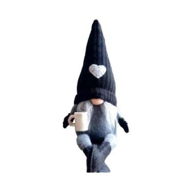 Imagem de Moedor De Café, Boneco Gnomo Sem Rosto De Pelúcia, Enfeite De Natal, D