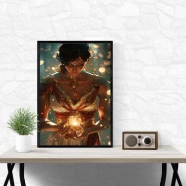 Imagem de Quadro Atena Deusa Da Guerra E Da Sabedoria 45X34Cm