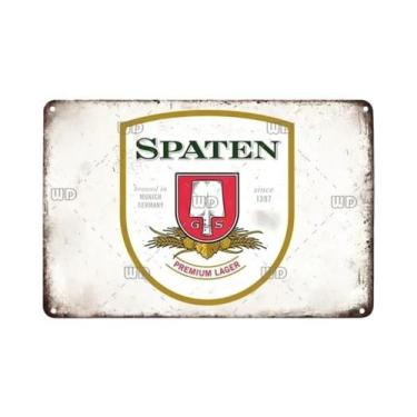 Imagem de Placa De Parede Vintage Da Cerveja Paulaner Da Alemanha, Decoração Em 