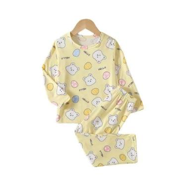 Imagem de Conjunto De Pijama Infantil Casual Com Estampa De Urso Joker 2 Peças C