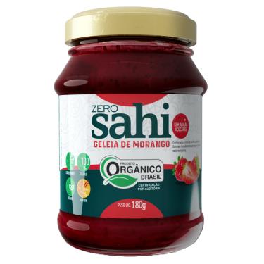 Imagem de Geleia de Morango Orgânica Zero Açúcar Sahi 180g