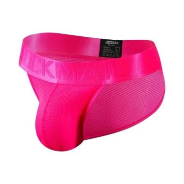 Imagem de Cuecas Sexy Masculinas De Secagem Rápida Em Nylon Com Malha, Estilo Bi