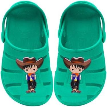 Imagem de Sandalia Babuche Masculino Nº 19ao28 Infantil Cowboy 12.115-Masculino