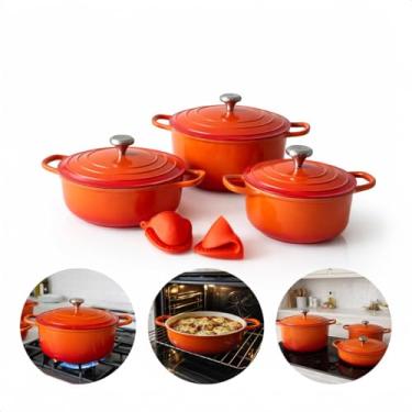 Imagem de Conjunto de Panelas Florença 3 Peças Antiaderentes Fogão a Gás, Indução e Forno