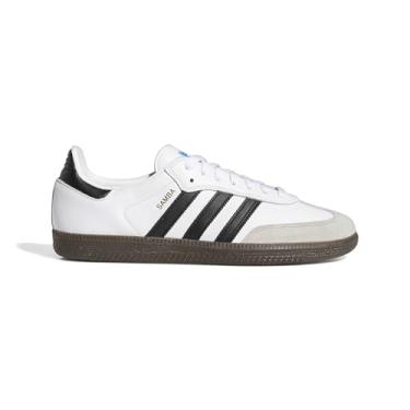 Imagem de adidas Originals Samba ADV Tênis masculino de skate, Branco nuvem, preto, 35