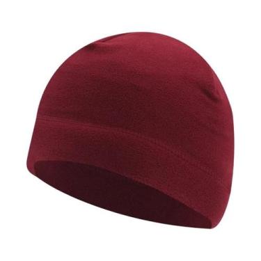 Imagem de Gorro Térmico Unissex De Inverno Em Fleece, Quente E À Prova De Vento 