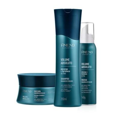 Imagem de Kit Shampoo + Mousse + Máscara  Amend Expertise Volume Absoluto