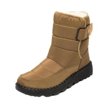 Imagem de Botas De Inverno Femininas Impermeáveis E Antiderrapantes, Quentes, Co