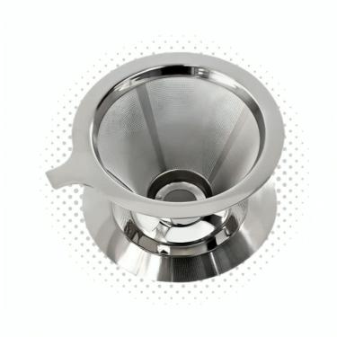 Imagem de Coador Café Reutilizável Inox Aço Permanente