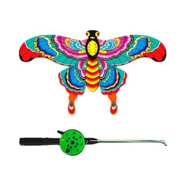 Imagem de Conjunto De Pipas Para Crianças: Borboleta, Sereia, Papagaio, Pássaros