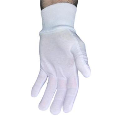 Imagem de Luva De Algodão Branca 06 Pares Tamanho G - 2 Rodas