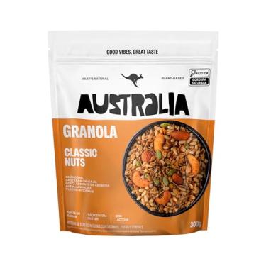 Imagem de Hart's Natural Granola Australia Classic Nuts | Granola Sem Glúten, Sem Lactose, Vegano | 100% Natural | Alto em Fibras | Snack Saudável | 300g