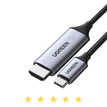 Imagem de Ugreen Cabo USB C Thunderbolt 3 Para HDMI 2.0 4K 60Hz 1,5m