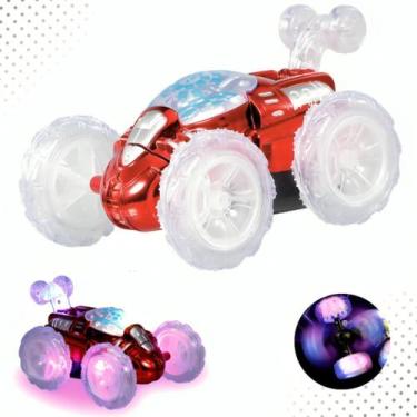 Imagem de Brinquedo Luz Led Carrinho Controle Gira 360 Infantil - Alzza