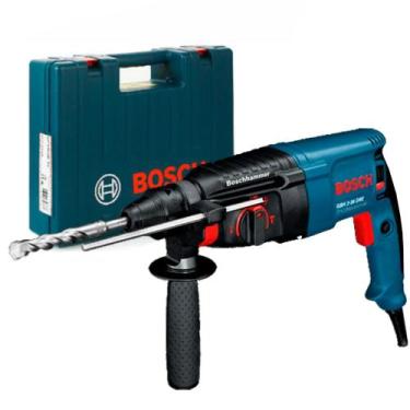 Imagem de Martelete Perfurador 800W 2,7J Bosch GBH 2-26DRE, Azul, 220V