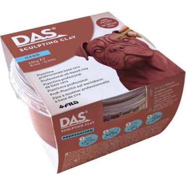 Imagem de Massa para Modelar e Esculpir Oil Clay 230g Das Sculpting Clay, Terrac