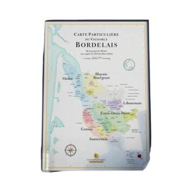 Imagem de Mapa De Vinhos De Bordéus, Espanha, Itália, Pintura Em Tela, Pôster De