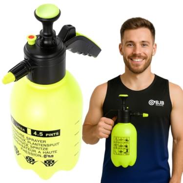 Imagem de Pulverizador Água Espuma Manual, Bomba De Compressão 2 Litros - Pulverização de Plantas e Limpeza Geral, Borrifador Compressão Prévia Jato Regulável Trava Para Pulverização Contí­nua Uso Doméstico