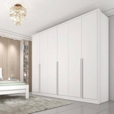 Imagem de Guarda Roupa Casal 6 Portas 6 Gavetas - Fortuna-neve - Tcil Móveis