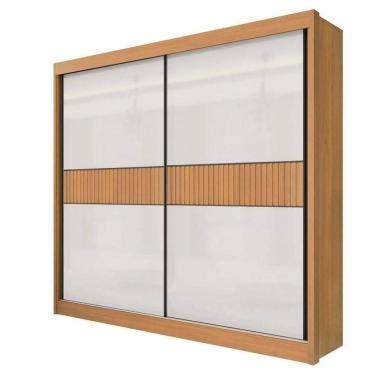 Imagem de Guarda Roupa Casal 2 Portas 6 Gavetas - Cancun Ripado D`doro