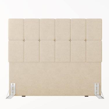 Imagem de Cabeceira Casal 140cm Bouclê Estofada Design Moderno para Quarto Linea Areia