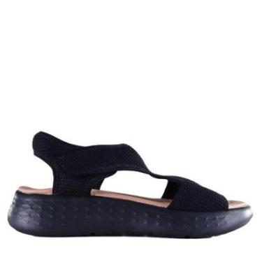 Imagem de Sandália Comfortflex Feminino 25-47304 Preto-Feminino