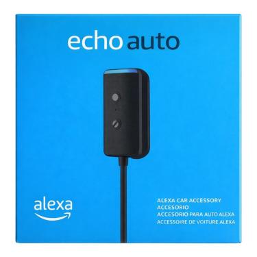 Imagem de Assistente De Voz Para Carro Amazon Echo Auto Alexa Smart 2ª Geração - Preto