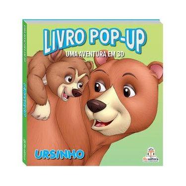 Imagem de Livro pop-up - aventuras em 3d: ursinho - Blu Editora