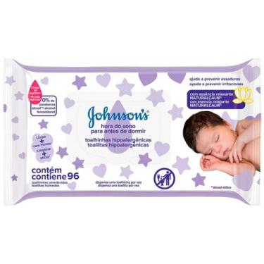 Imagem de Lenço Umedecido Johnsons Baby Hora do Sono - 96 Unidades - Johnson's
