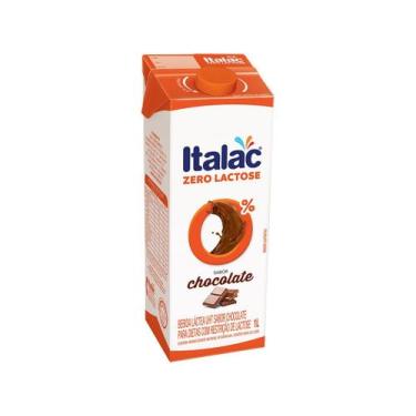 Imagem de Bebida lactea uht  sabor chocolate zero lactose 1l - ITALAC, Chocolate