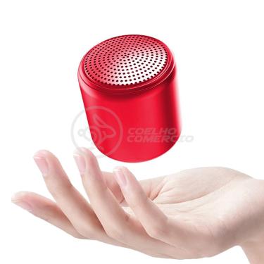 Imagem de Mini Caixa De Som Wireless Speaker Potente BT Vermelho