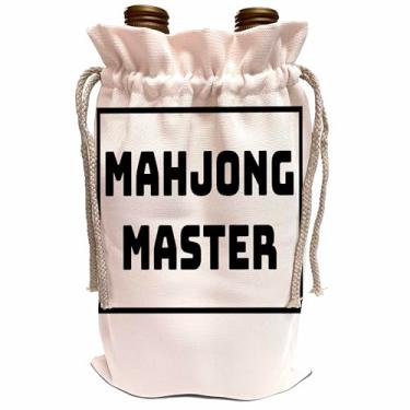 Imagem de 3dRose Bolsa Image Of Mahjong Master-Wine (Image Of Mahjong), 34,3 x 21,5 cm, bege