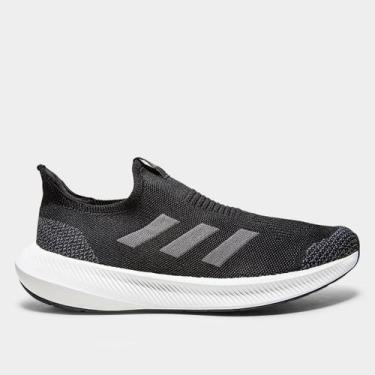 Imagem de Tênis Adidas Lite Flow, Preto, Cinza, 38