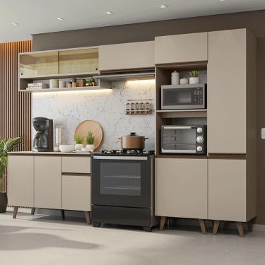 Imagem de Armário de Cozinha Completa 300cm Crema Nice Madesa 09