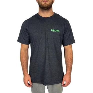 Imagem de Camiseta Rip Curl Surfing Co Black Marle-Masculino