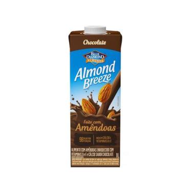 Imagem de Bebida Vegetal De Amendoas Almond Breeze de Chocolate 1l, Chocolate, 1