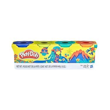 Imagem de Play-Doh, Massinha de Modelar Infantil, Kit com 4 Potes - Conjunto de Brinquedo com Cores Variadas - A partir de 2 Anos