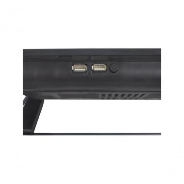 Imagem de Base para Notebook BPN-03 Twins com 2 Ventiladores de 120MM e LED Azul, Ajuste em 3 Níveis Preto Evus