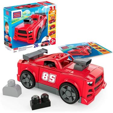 Imagem de Blocos de Montar - Mega Bloks - Carro de Corrida - Fisher-Price MATTEL