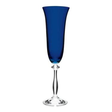 Imagem de Jogo de 6 taças champanhe colorida cristal 190ml -Bohemia, 3 meses por
