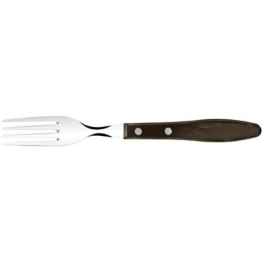 Imagem de Garfo de Mesa Tramontina Aço Inox Churrasco - Polywood, Castanho