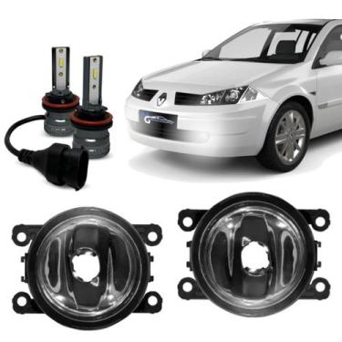 Imagem de Par Farol Milha Auxiliar Led Small Megane 2007 08 2009 2010 - Rayx