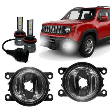 Imagem de Par Farol de Milha Auxiliar Led Small Renegade 2016 à 2020 - Rayx