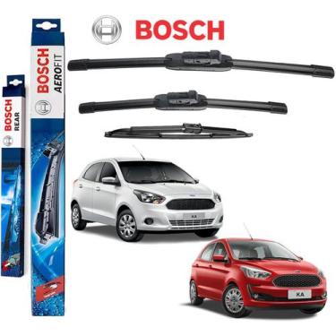 Imagem de KIT palheta limpador parabrisa Bosch Ford Ka hatch 2014 2015 2016 2017