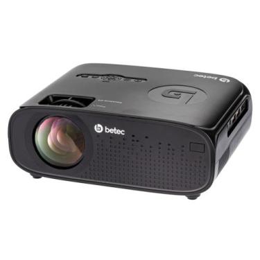 Imagem de Mini Projetor Led Portatil - 2700 Lumens - Betec BT930 - 200 Polegadas