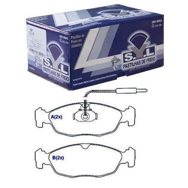 Imagem de Pastilha freio dianteira teves - peugeot 106 95 a 01 / peugeot 306 93 