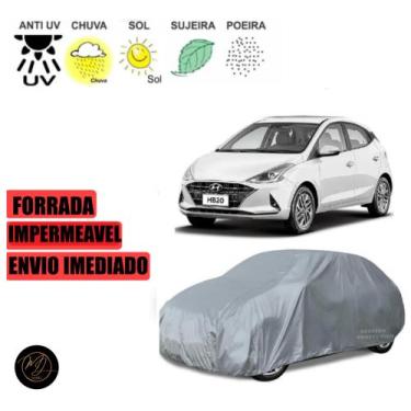 Imagem de Capa para cobrir Carro HB20 FORRADA M - 100% Impermeável e Total Prote