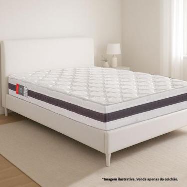 Imagem de COLCHÃO SOLTEIRO ESPUMA D45 RECONFLEX MAX SAÚDE PREMIUM SELADO 88x188x